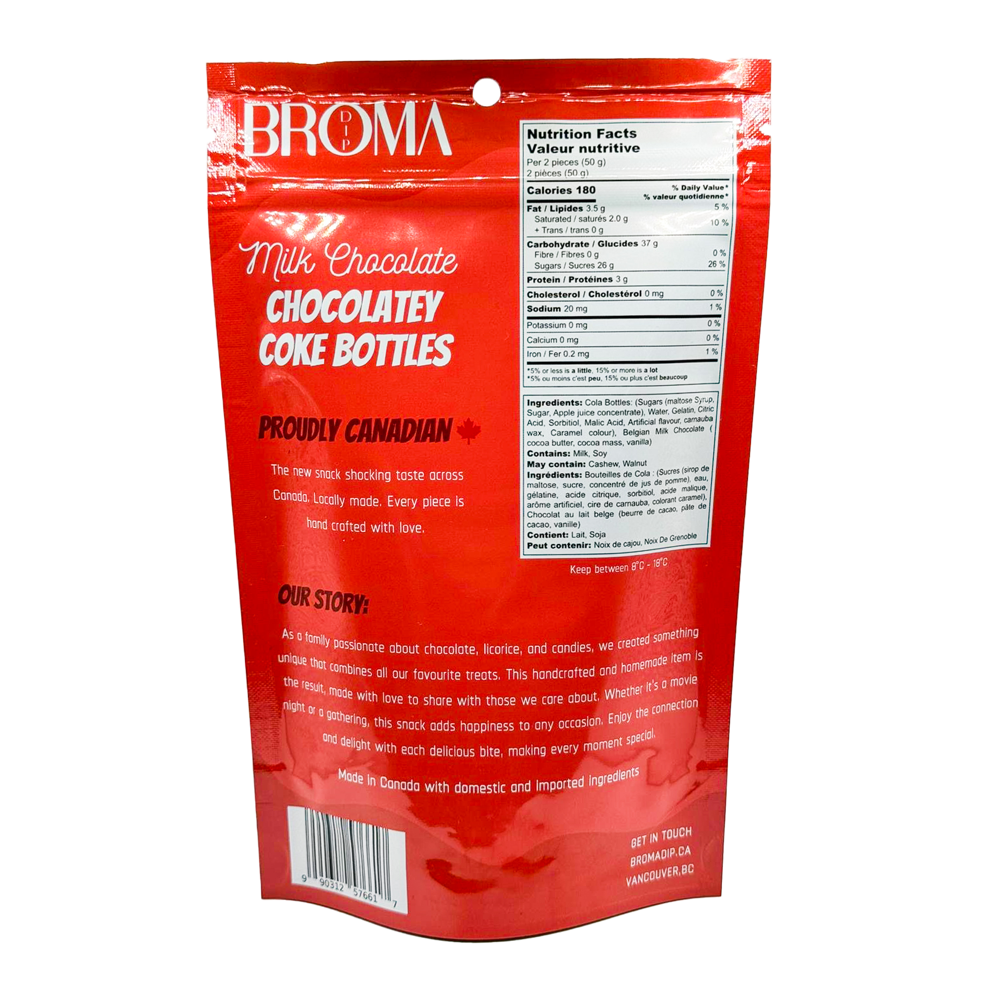 Chocolatey Coka Bottles